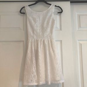 Mia Chica white lace dress!